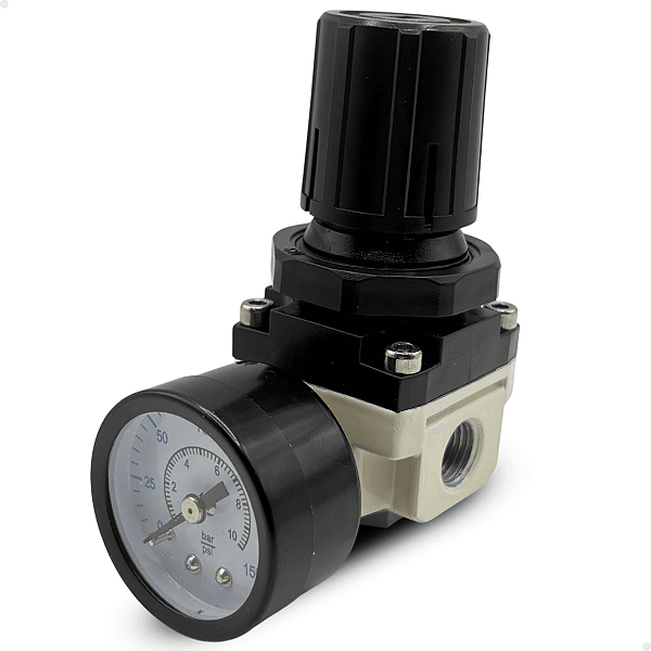 Regulador de Pressão Rosca 1/4" BSP 550l p/ minuto - DAR2000