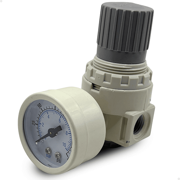 Regulador de Pressão Rosca 1/4" BSP 550l p/ minuto - AR2000