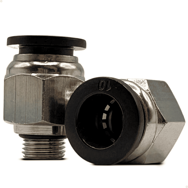 Conexão União Reta Macho Tubo 10mm - Rosca 1/8" BSP
