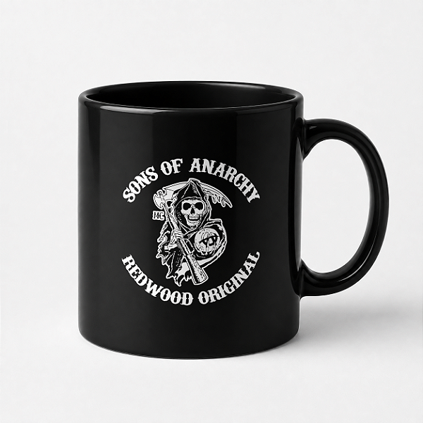 Caneca Sons of Anarchy Preta 325ml
