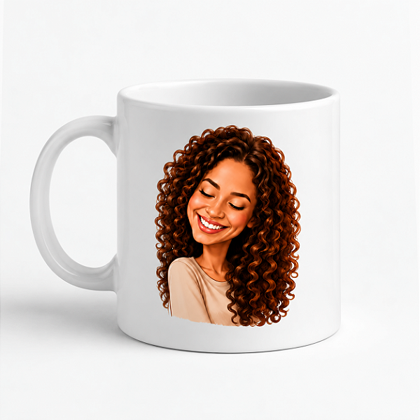 Caneca Personalizada Caricatura com Sua Foto