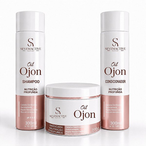 KIT HOMECARE OJON SHAMPOO 300ML + COND 300ML + MÁSC 300G