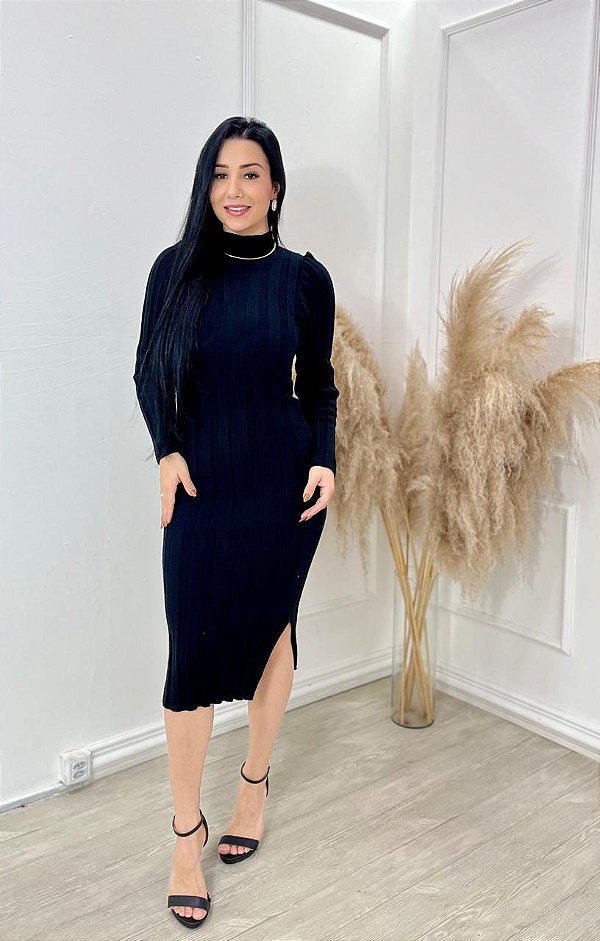 Vestido Modal Preto