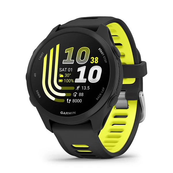 Relógio Garmin Forerunner 170 Preto e Amarelo