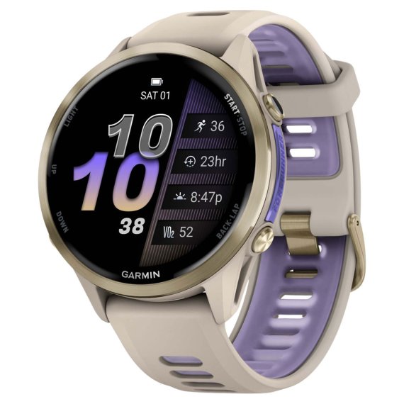 Relógio Garmin Forerunner ® 970 Titânio e Cinza Francês/Índigo
