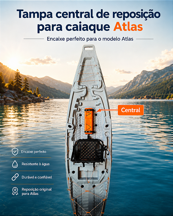 Tampas caiaque Atlas