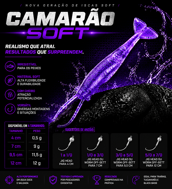 Isca Soft - Camarão