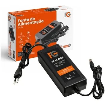 FONTE DE ALIMENTAÇÃO 12V 5A/ FC