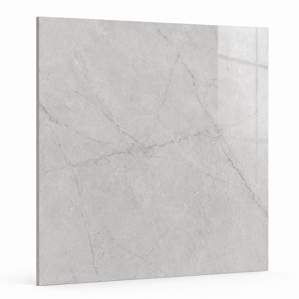 Porcelanato ViaRosa Armani Gris Polido Retificado 71x71 cm – Caixa 2,52 m²