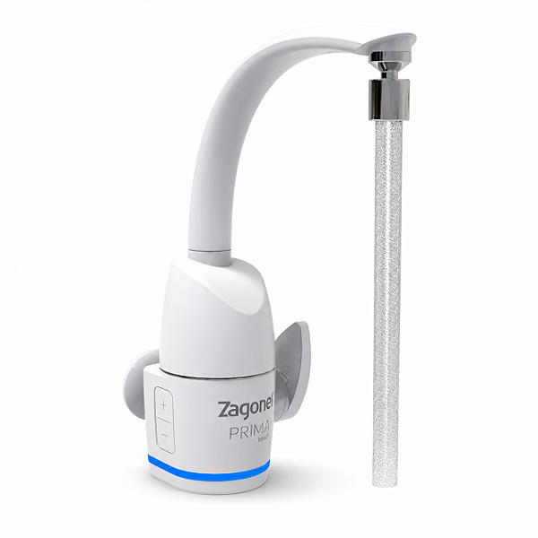 Torneira Eletrônica Zagonel Prima Touch de Parede Branca 5.500W 220V