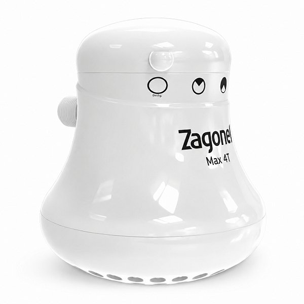 Ducha Zagonel Max 4T Branca 5.700W 220V com 4 Temperaturas