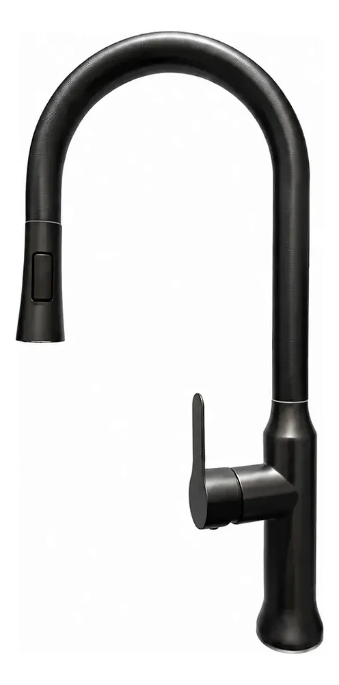 Misturador Monocomando Gmc Milão Extensível Cinza 5424