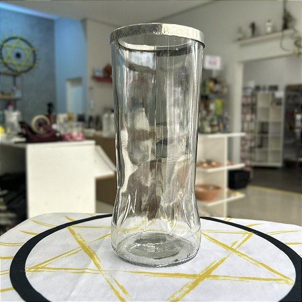 COPO DE VELA 7 DIAS - BASE DE VIDRO