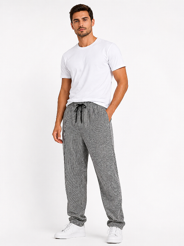 CALÇA CASUAL XADREZ URBANA