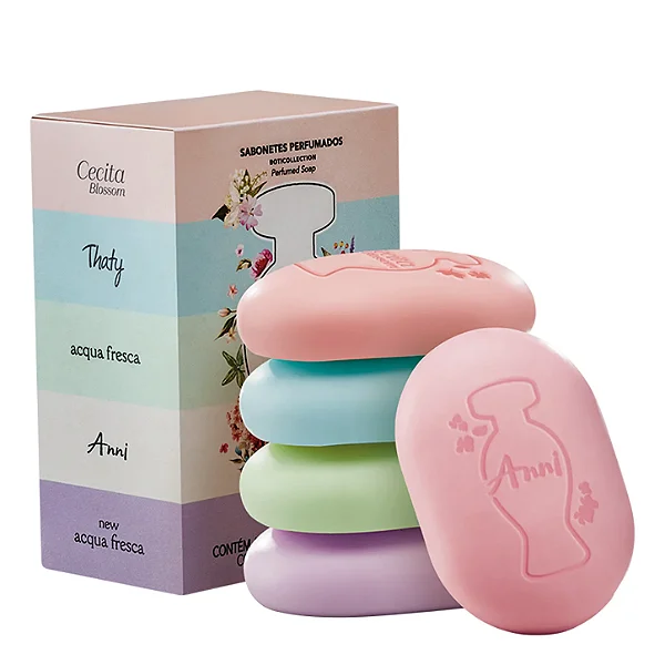 Sabonetes Perfumados Boticollection, 5Un X 80G - Dsc