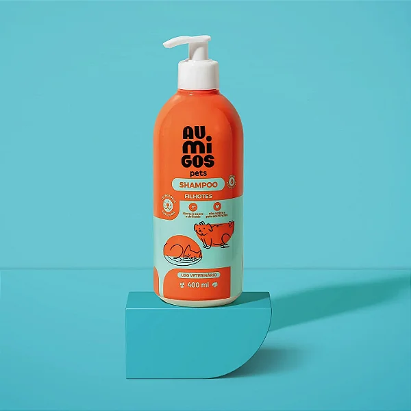 Shampoo Para Filhotes Au.Migos Pets 400Ml
