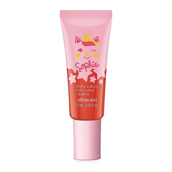 Brilho Labial Morango Sophie 7,5Ml