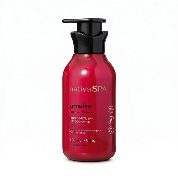 Loção Hidratante Desodorante Corporal Nativa Spa Ameixa 400Ml