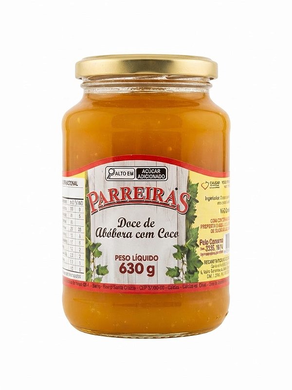 Doce de Abóbora com Coco Parreiras