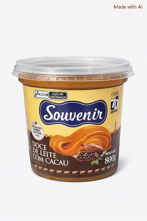 Souvenir Doce de Leite com Cacau 400g