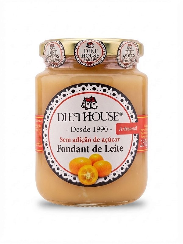 Fondant de Leite Sem Adição de Açúcar Diet House 250g