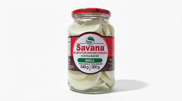 Savana - Palmito de Pupunha Rodela em Conserva (540g / 300g drenado)