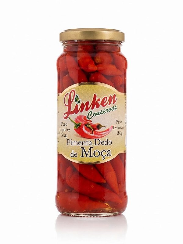 Pimenta Dedo de Moça em Conserva Artesanal Linken 320g