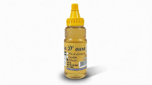 Mel Abelha D'ouro 300g | Flor de Laranjeira, Eucalipto e Silvestre - Frasco Squeeze
