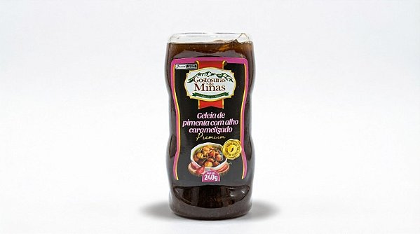 GELEIA DE PIMENTA COM ALHO CARAMELIZADO GOSTOSURAS DE MINAS 240g