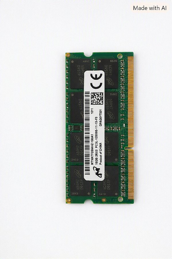 Módulo de Memória RAM Micron 16GB DDR3L SO‑DIMM
