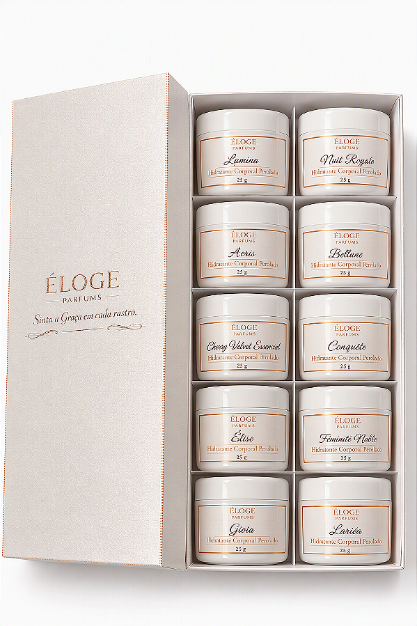 ​​​​​​​Kit Degustação • 10 Mini Hidratantes