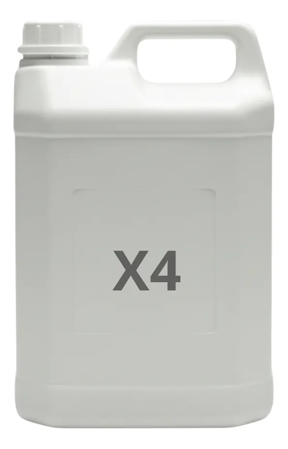 Kit 4 Galões Virgem Branco Leitoso De 5 Litros Cada