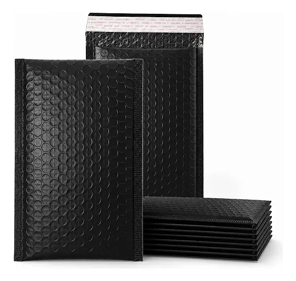 Envelope de Segurança com Bolha 26 x 36 cm - Preto
