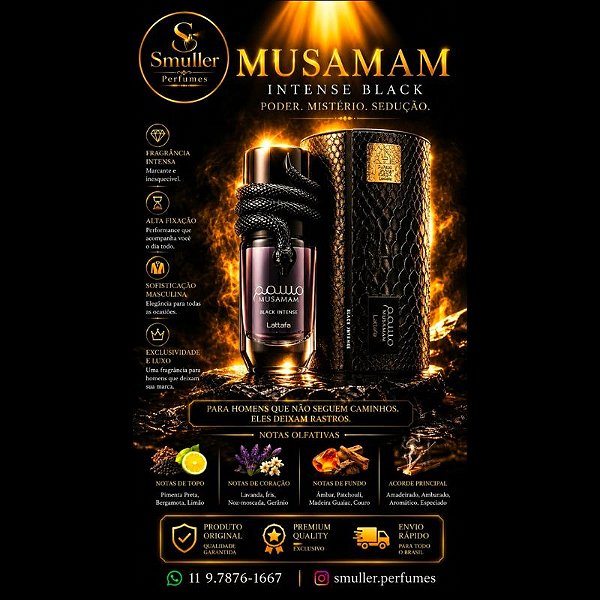 LATTAFA MUSAMAM BLACK INTENSE