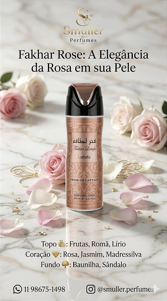 BODY SPRAYLATTAFA FAKHAR ROSE