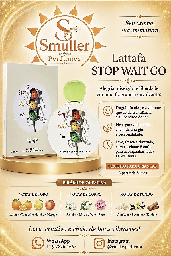 LATTAFA PRIDE STOP WAIT GO