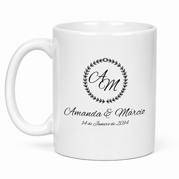 Caneca Personalizada Noivos