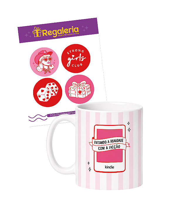 Kit Aesthetic: Caneca + Cartela de Bottons