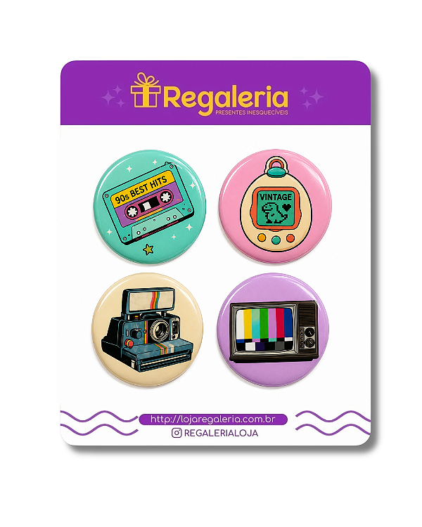 Cartela de Bottons Nostalgia