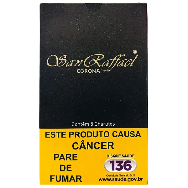 CHARUTO SAN RAFFAEL CHOCOLATE (PRETO) CX C/ 5