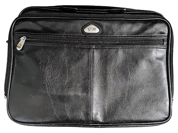 Stöd Executive - Pasta Executiva Pu Preto 40x35cm