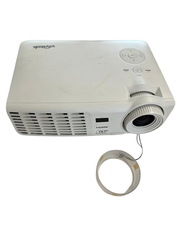 Projetor Vivitek D535 DLP HDMI 3200 Lumens XGA - Completo com Bolsa, Controle e Cabos - Usado