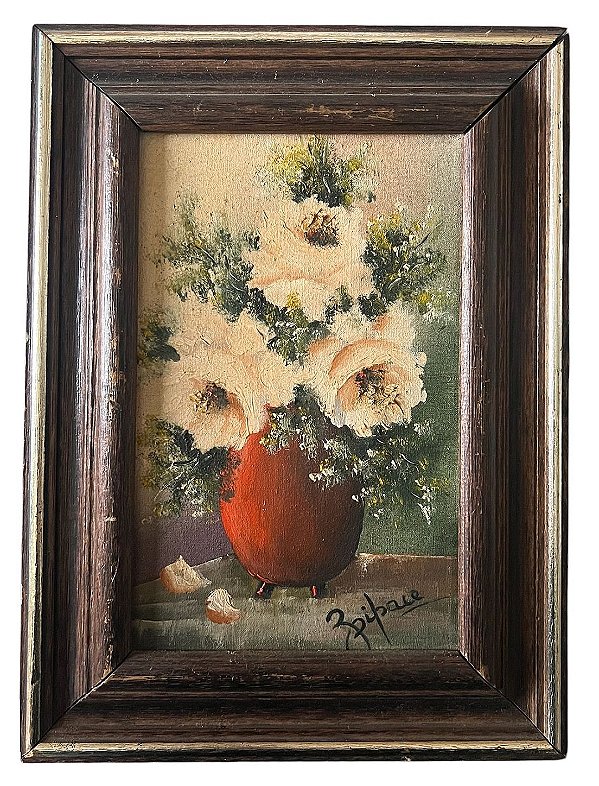 Zaneide di Pace 1986, óleo sobre tela, 23x30cm - Vertical