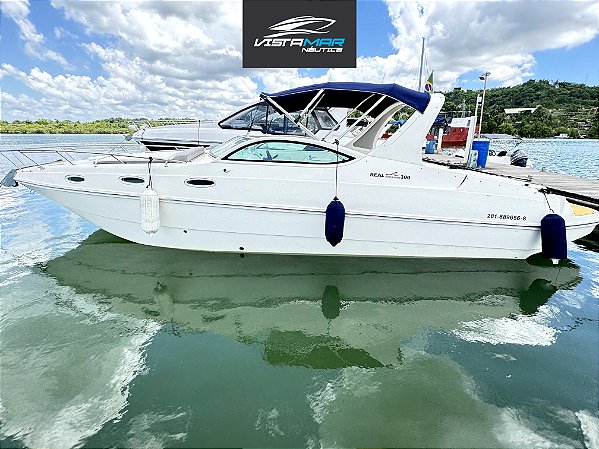 Lancha Real 30 pés com motor 2017