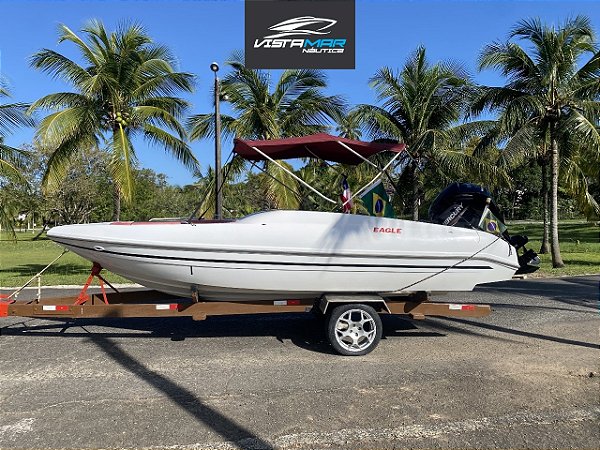 Lancha Real Eagle 18 pés com motor Mercury 4T  2021