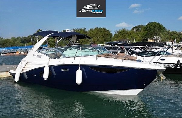 Lancha Evolution 31 com motor Mercruiser 300hp 2018 - Impecável