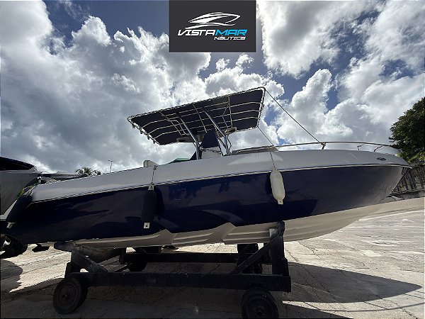 Lancha Sea Crest Fishing 245 com motor parelha Mercury Seapro 115 hp 4T 2023