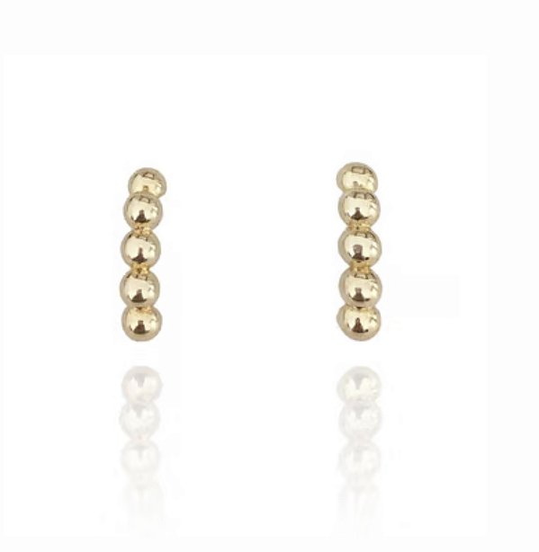 Brinco earhook bolinha
