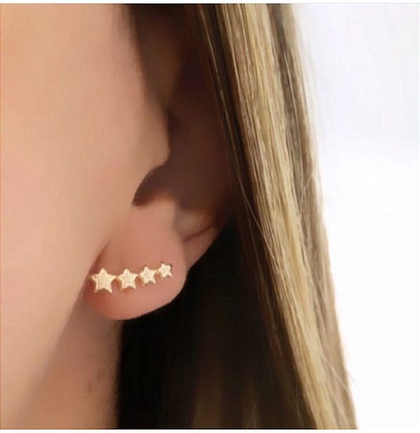 Brinco estrela earcuff mini