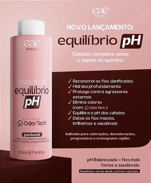 Equilíbrio Ph Pré e Pós Química 500ml – Eaê
